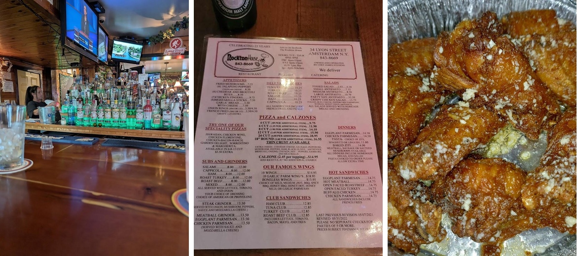 The Rockton House Menu